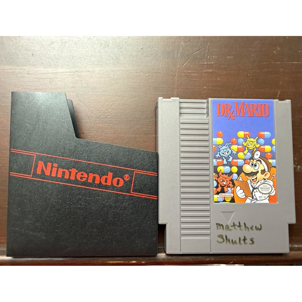 Dr. Mario NES Puzzle Game Cartridge - Tested & Working